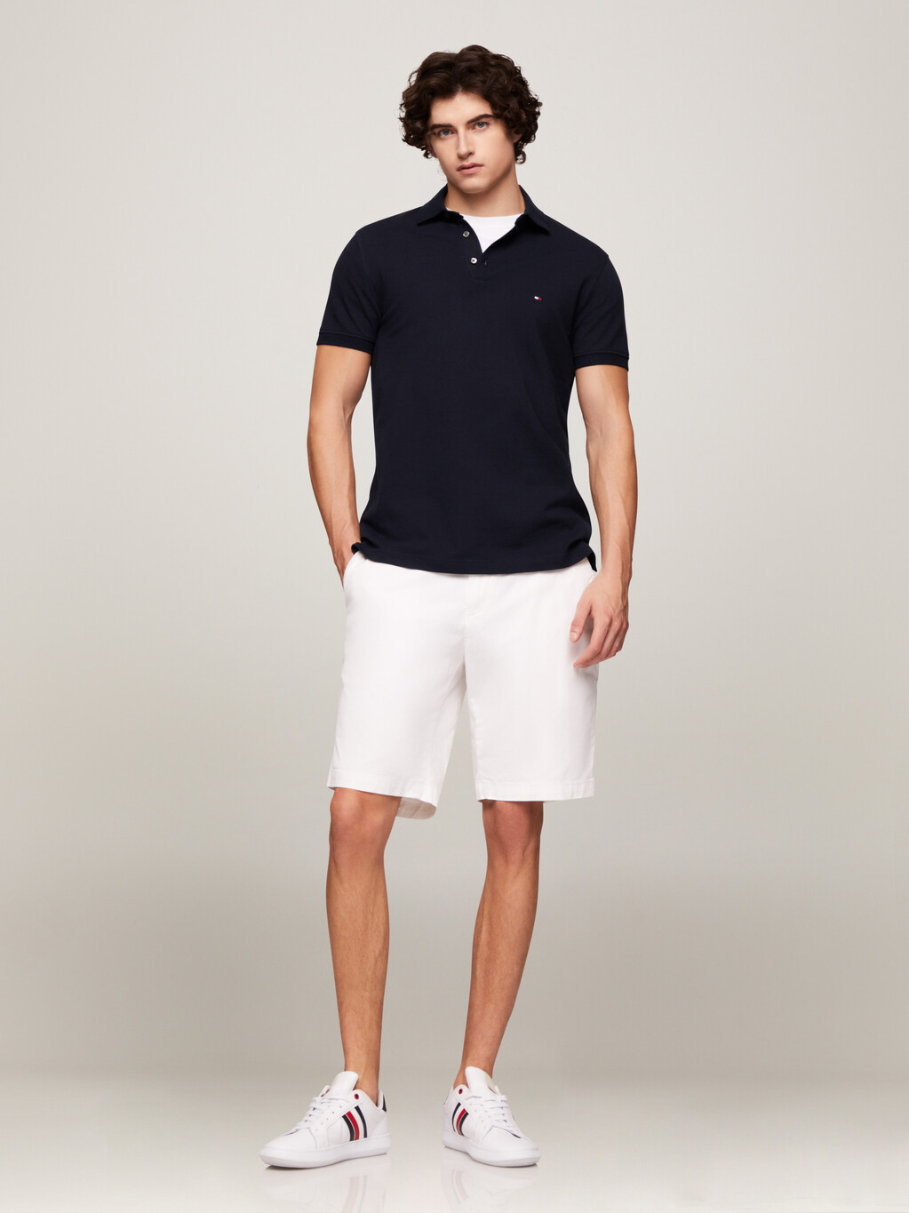 1985 Collection Slim Fit Polo, Desert Sky, hi-res