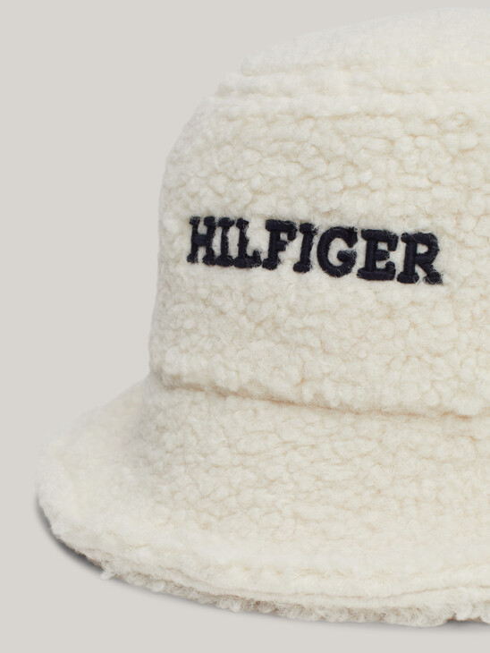 Kids' Hilfiger Monotype Teddy Bucket Hat