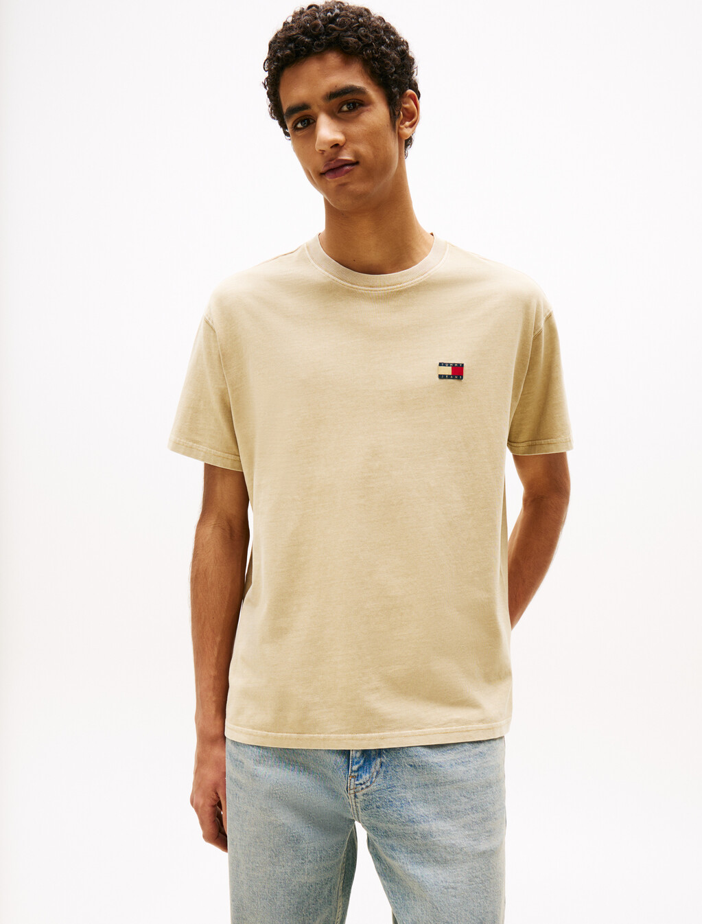 Woven Badge Relaxed T-Shirt, Relic Tan Tonal, hi-res