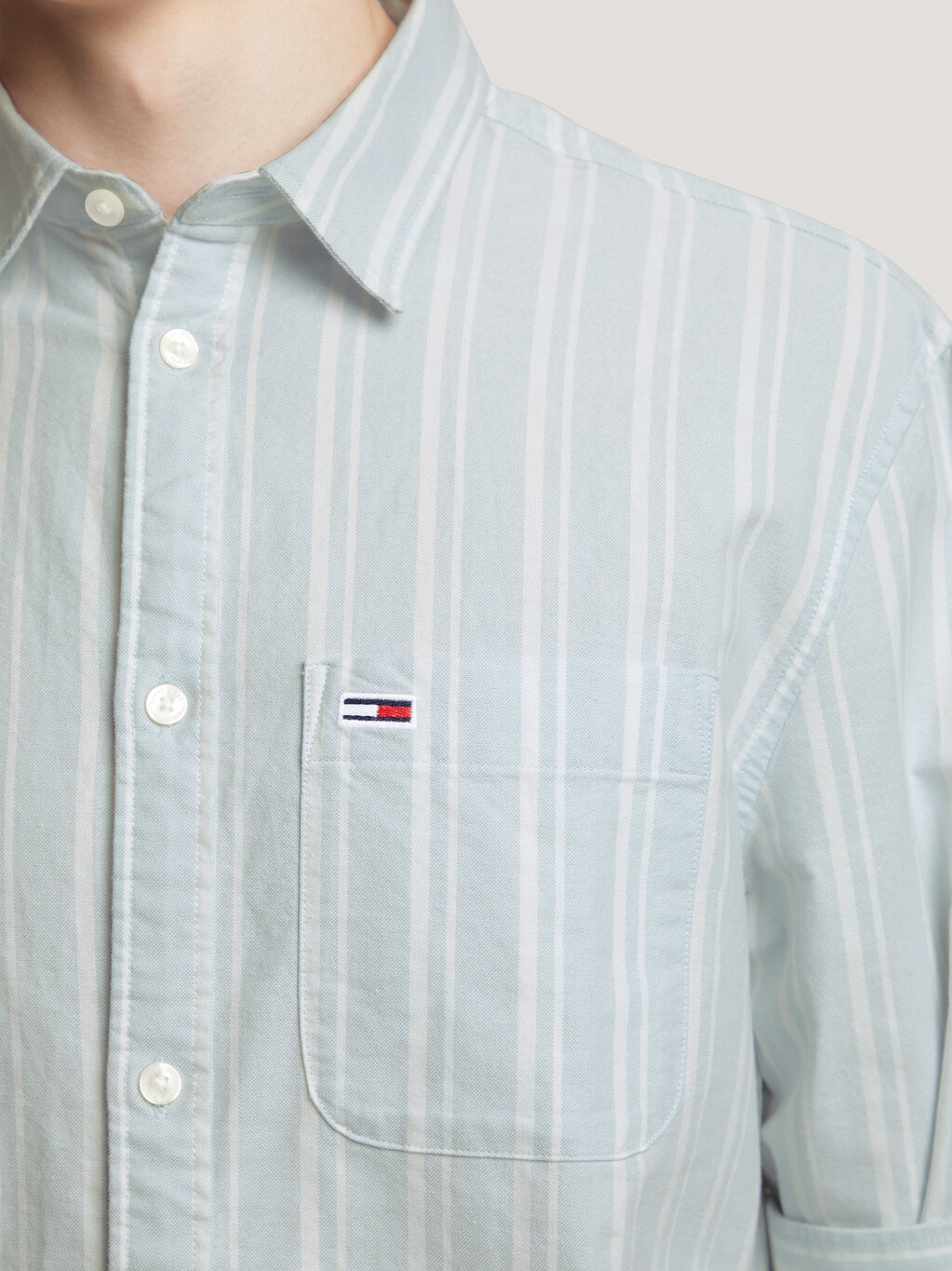 Vertical Stripe Regular Fit Shirt, Breezy Blue Stripe, hi-res
