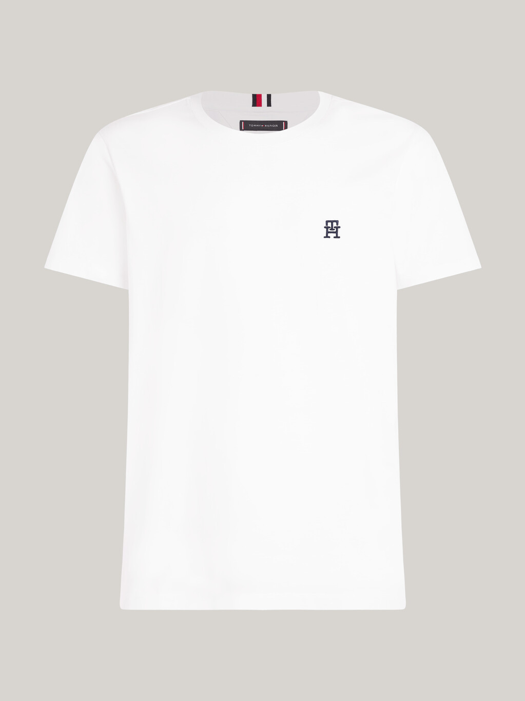 TH Monogram 標誌 T 恤, White, hi-res