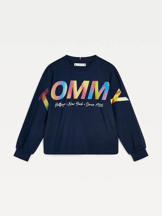 Metallic Logo Long Sleeve T-Shirt Metallic Logo Long Sleeve T-Shirt