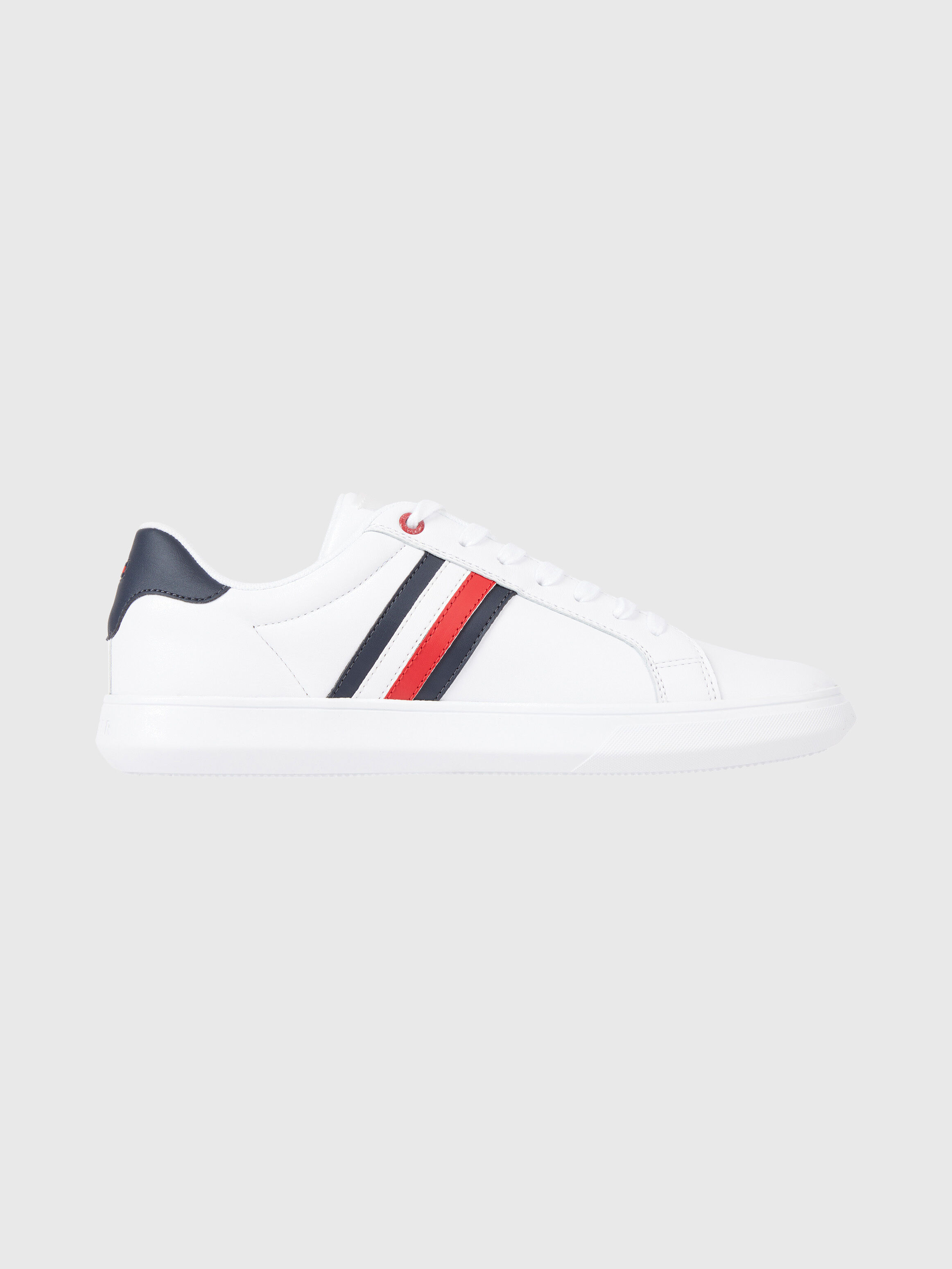 Essential Leather Cupsole Trainers natural Tommy Hilfiger Hong Kong