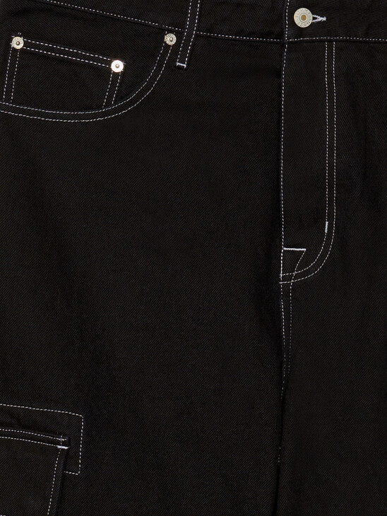 Tommy Remastered Black Denim Carpenter Jeans