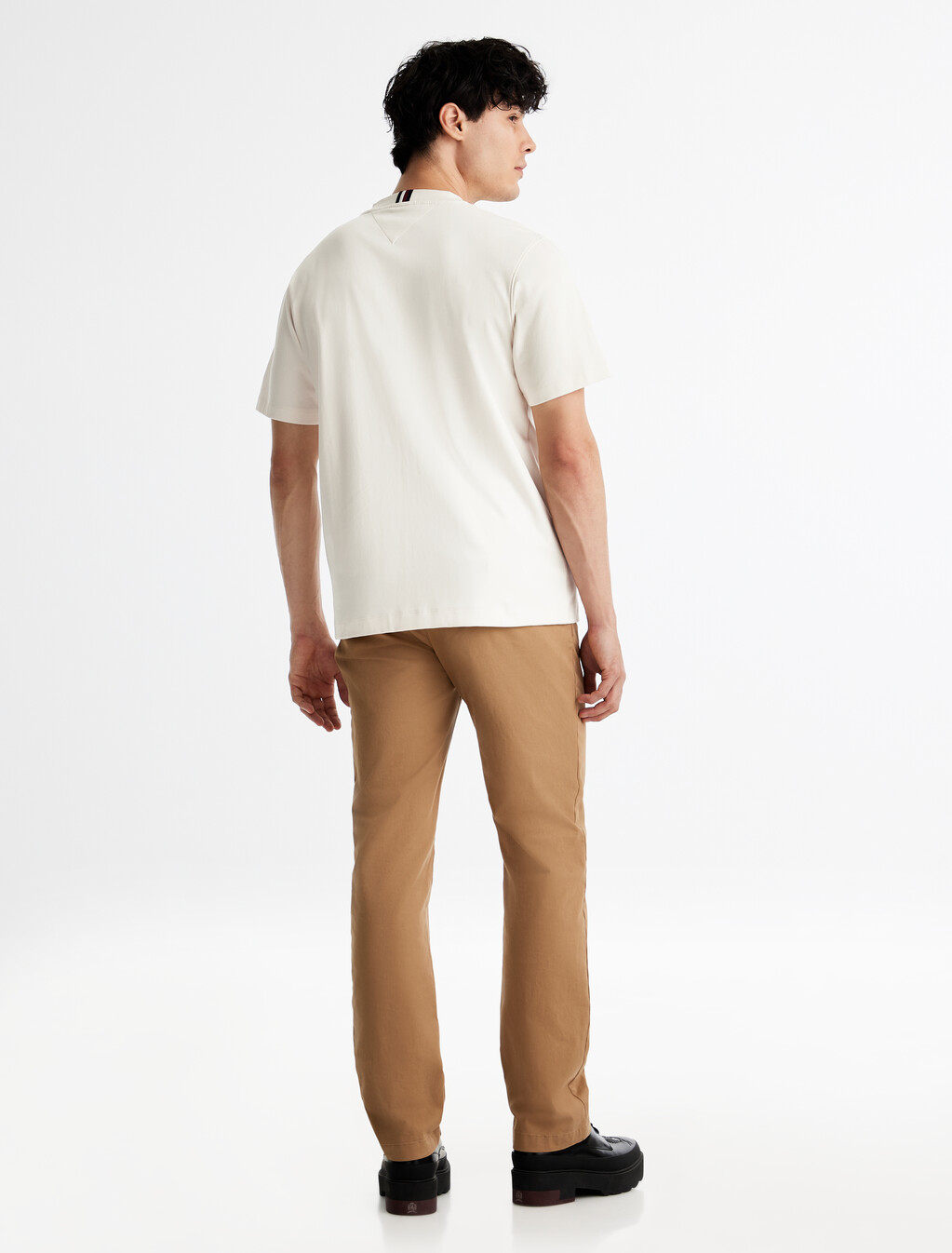 Letterman Interlock T-Shirt, Ivory Petal, hi-res