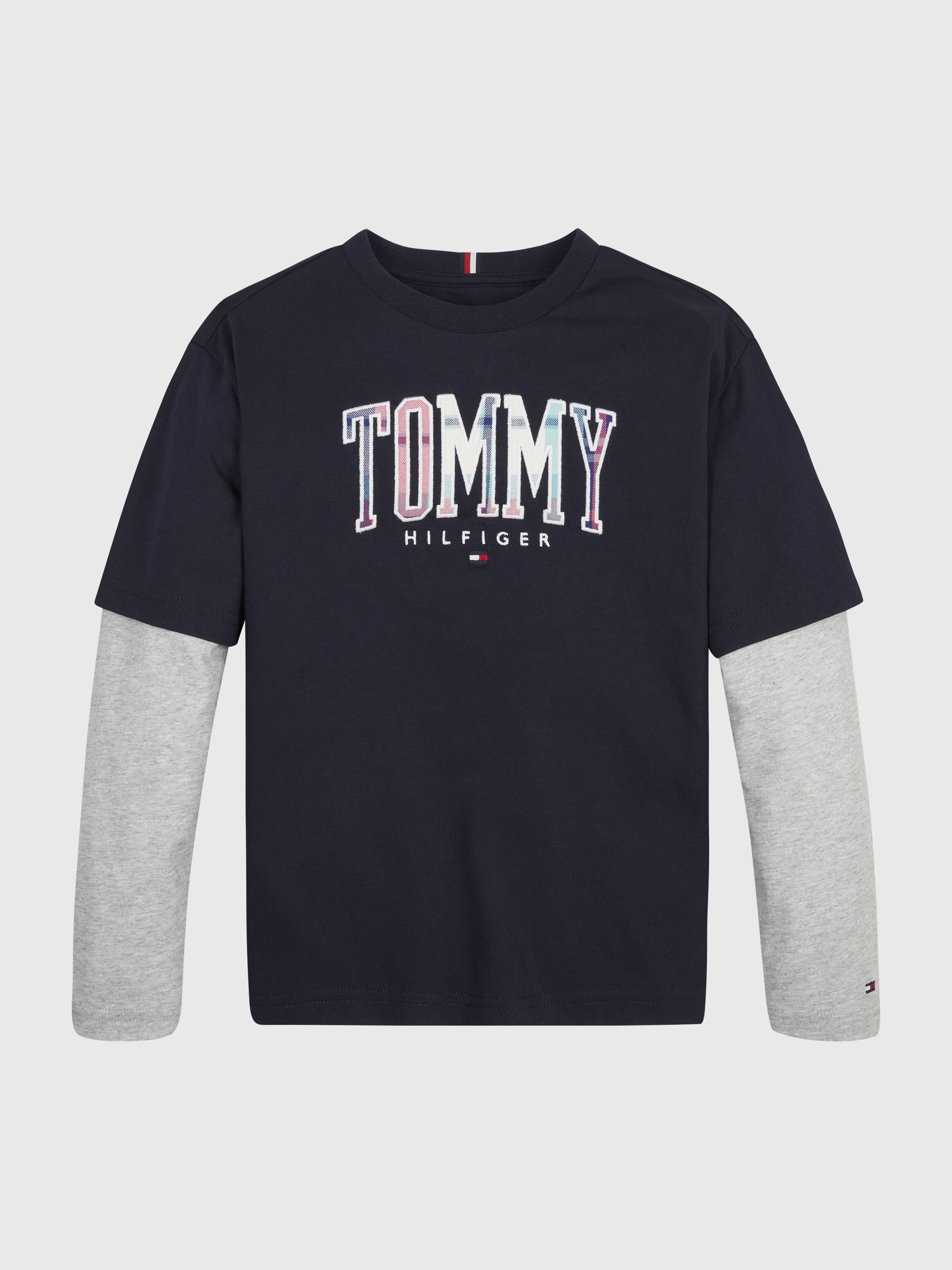 Dark grey tommy hilfiger shirt 2025