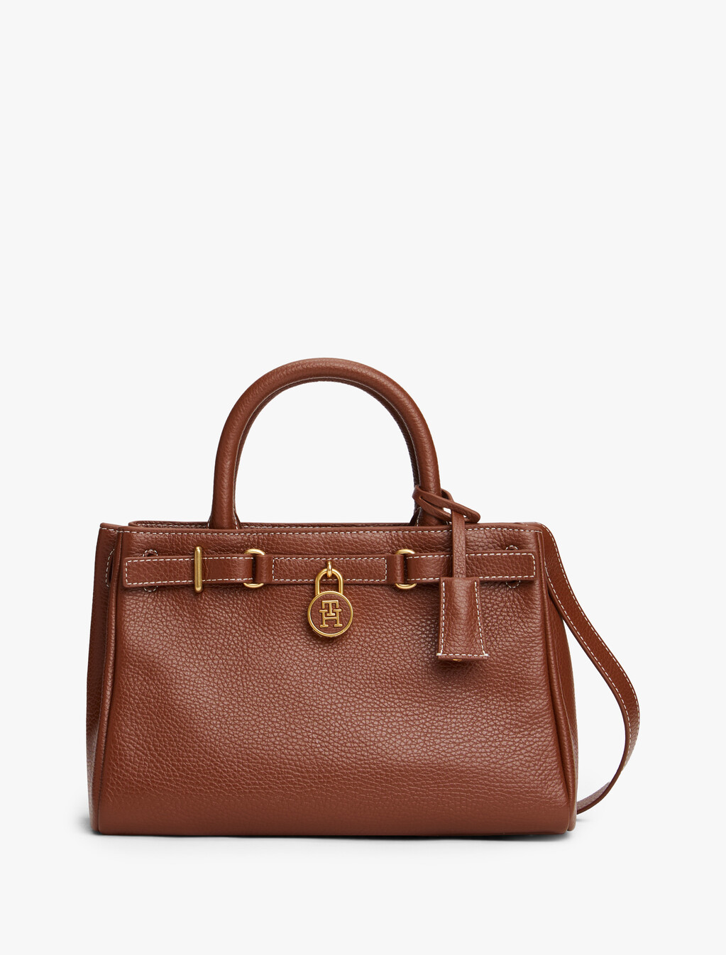 The American Icon Leather Crossbody Tote Bag, Winter Cognac, hi-res