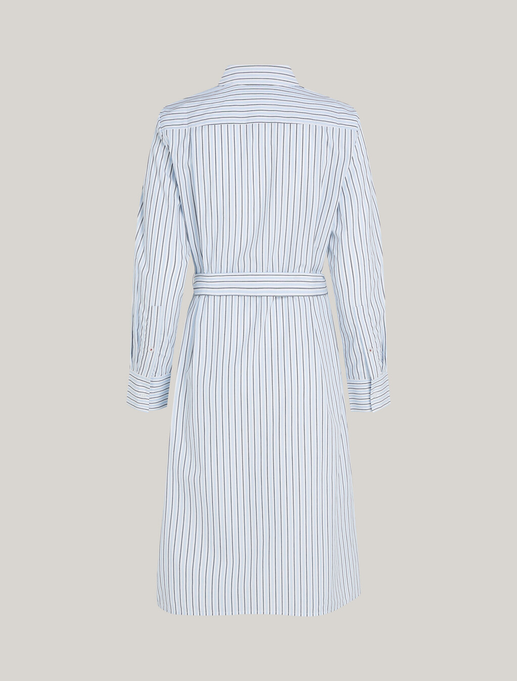 Stripe Knee Length Shirt Dress, Classic Shirting Stp/ Vessel Blue, hi-res