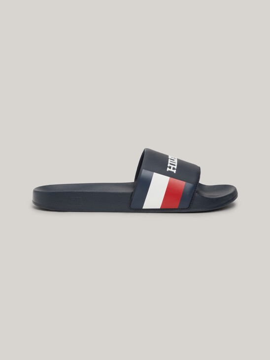 Logo Strap Pool Slides