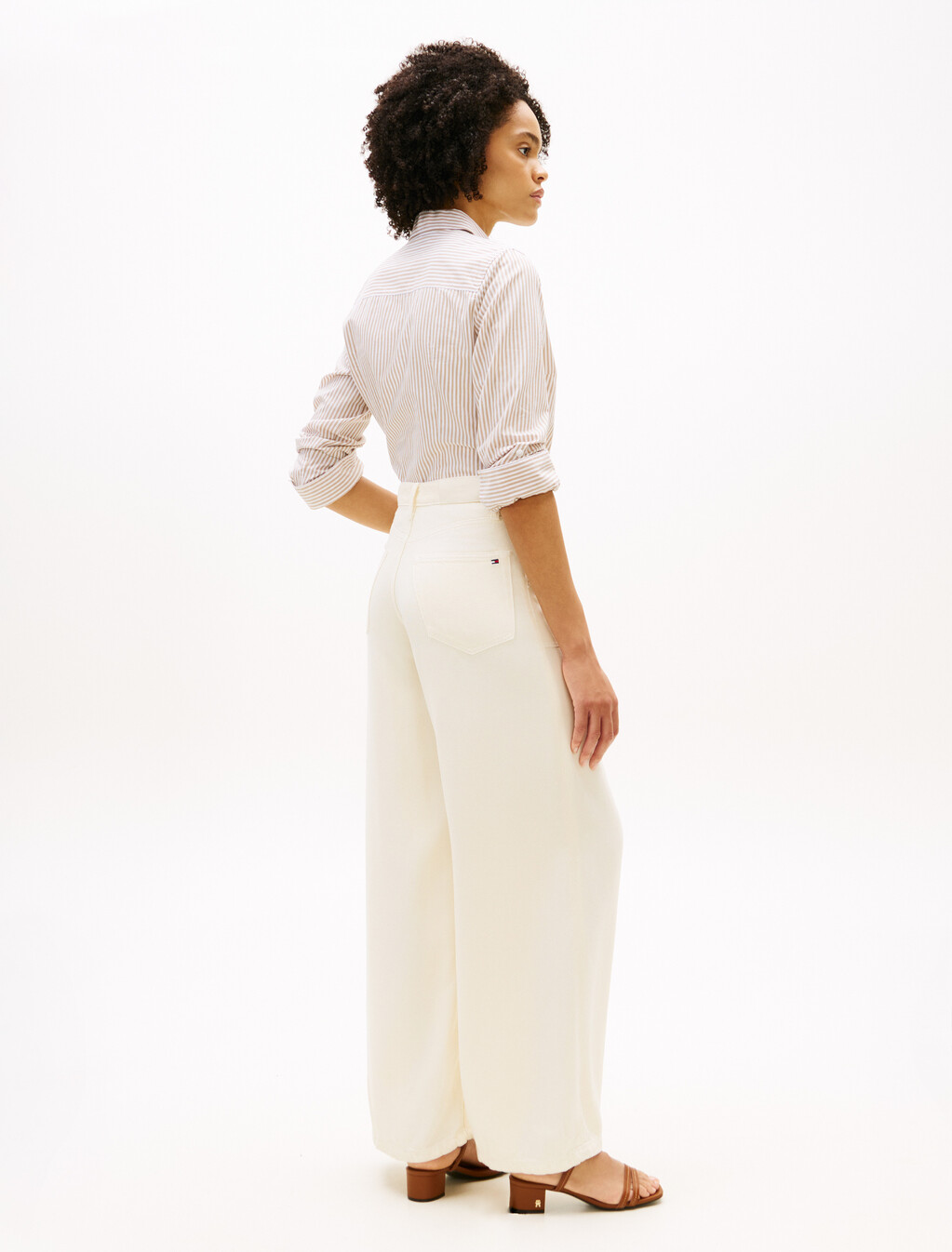 70s High Rise Wide Leg Jeans, Soft Ecru, hi-res