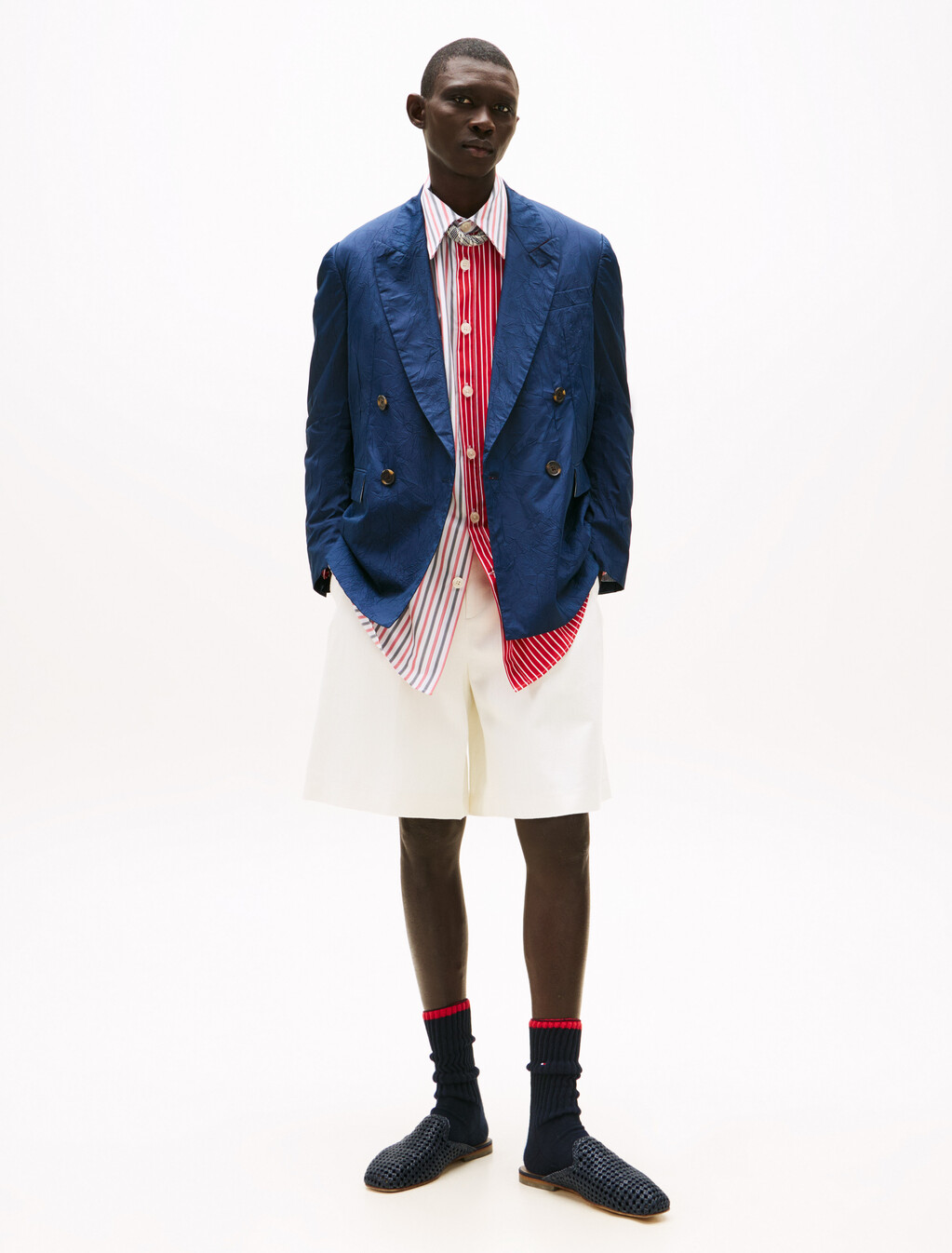 The Runway Collection Crochet Loafers, Desert Sky, hi-res
