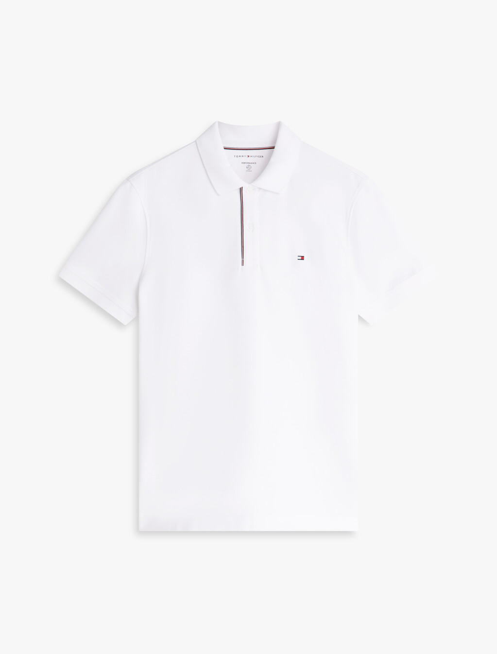 提花 Polo 衫, White, hi-res