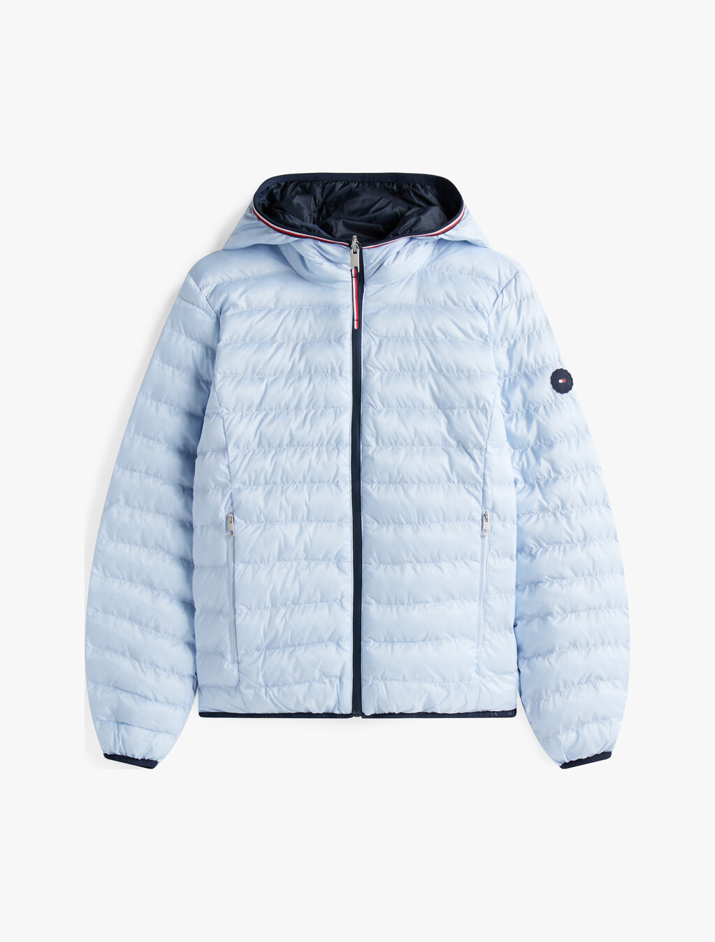 Reversible Lightweight Padded Jacket, Breezy Blue, hi-res