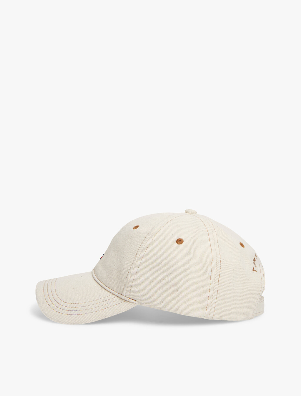 Corporate Denim Logo Embroidery Baseball Cap, Natural Wash, hi-res