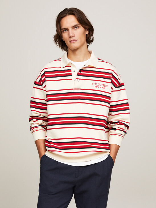 Hilfiger Monotype Stripe Regular Rugby Polo