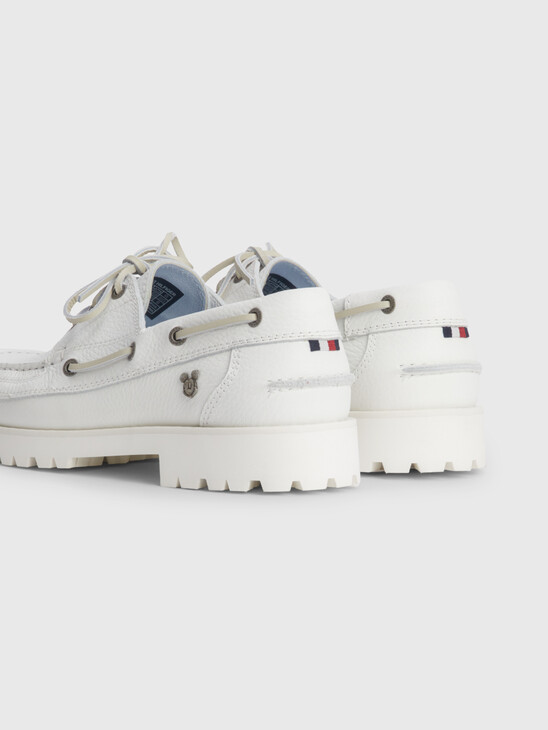 Disney X Tommy Leather Cleat Boat Shoes