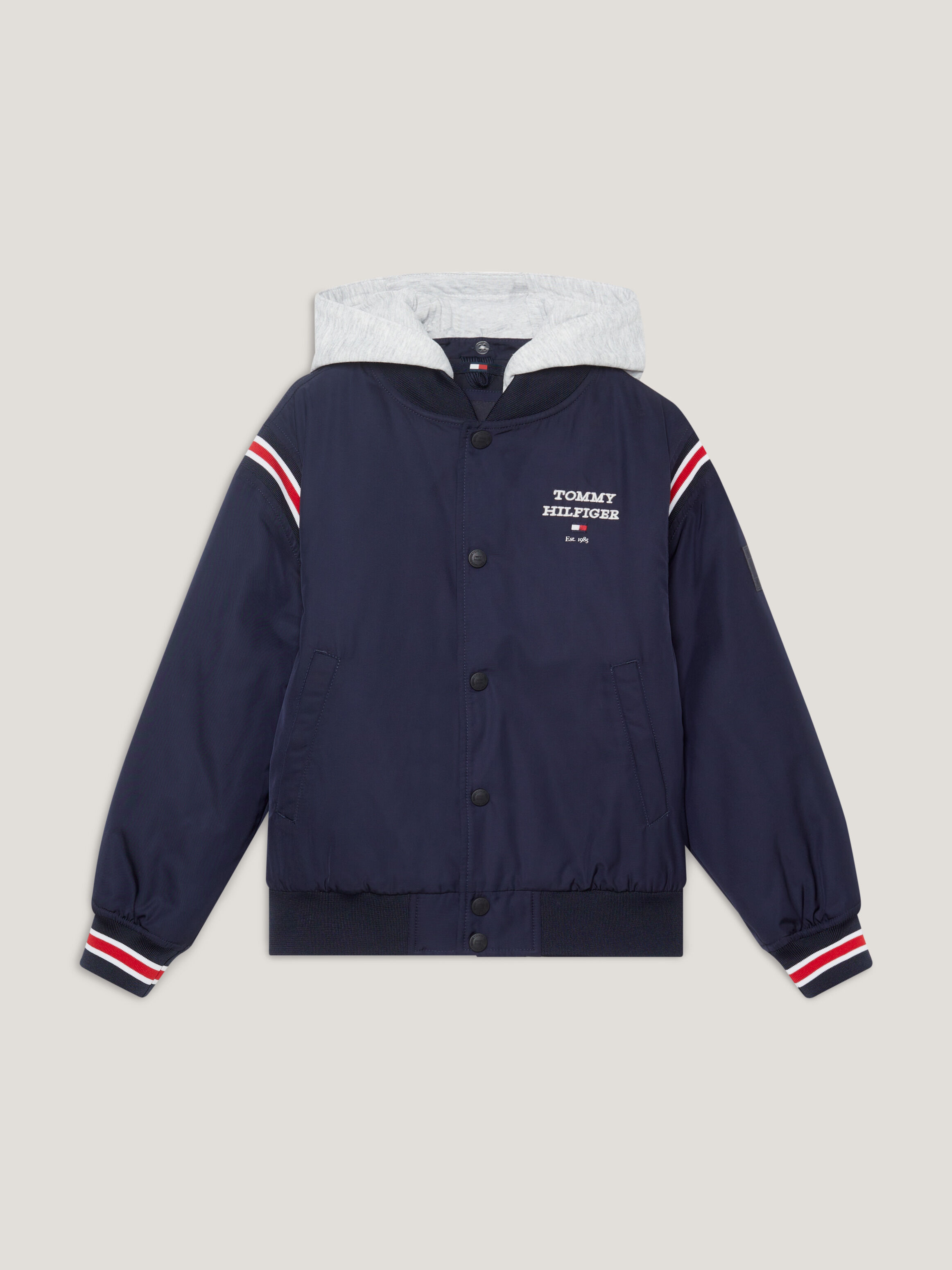 Relaxed Padded Hooded Bomber Jacket blue Tommy Hilfiger Hong Kong