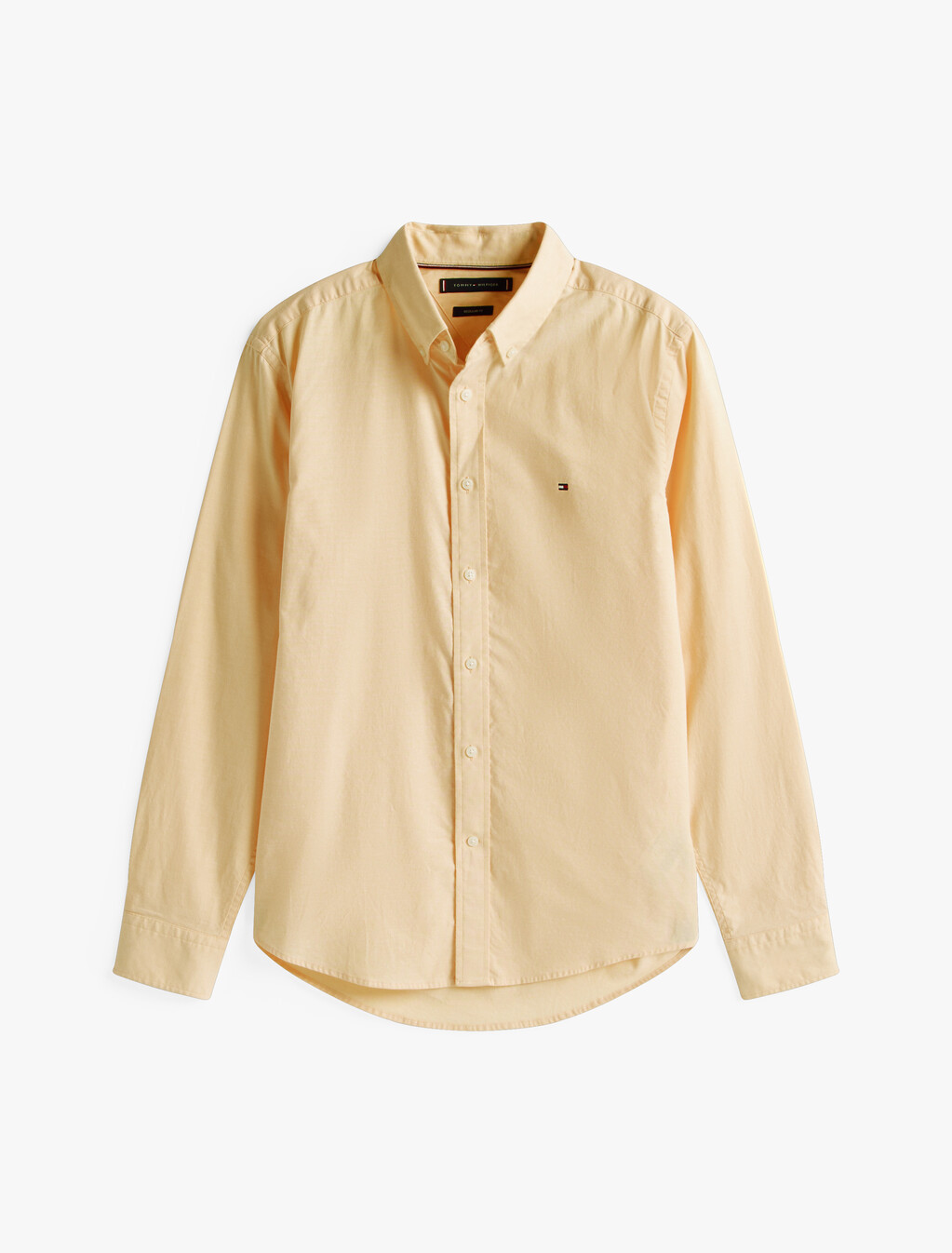 Asia Fit Lightweight Solid Oxford Shirt, Valencia Orange, hi-res