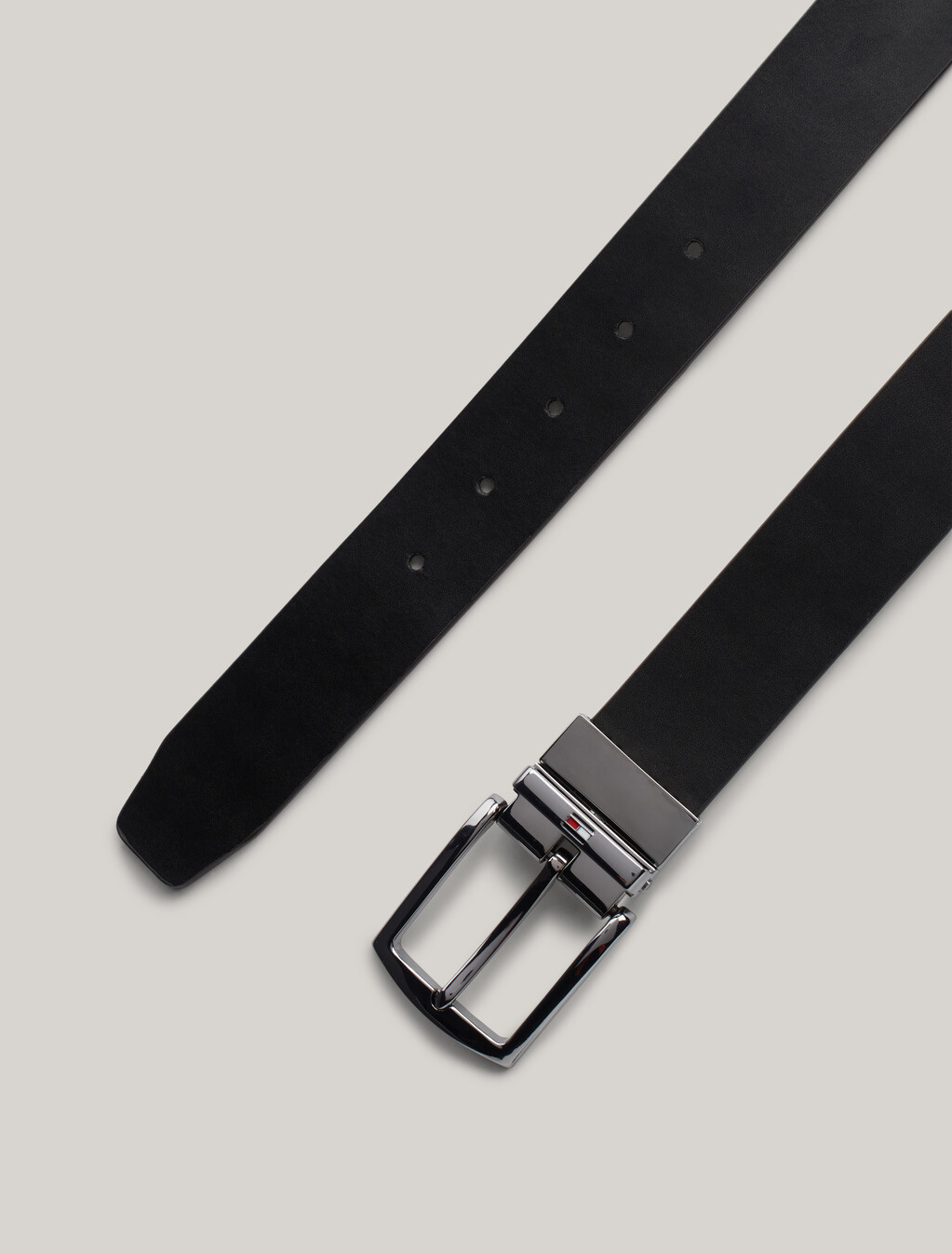 Denton Reversible Square Buckle Leather Belt, Testi Di Moro / Black, hi-res