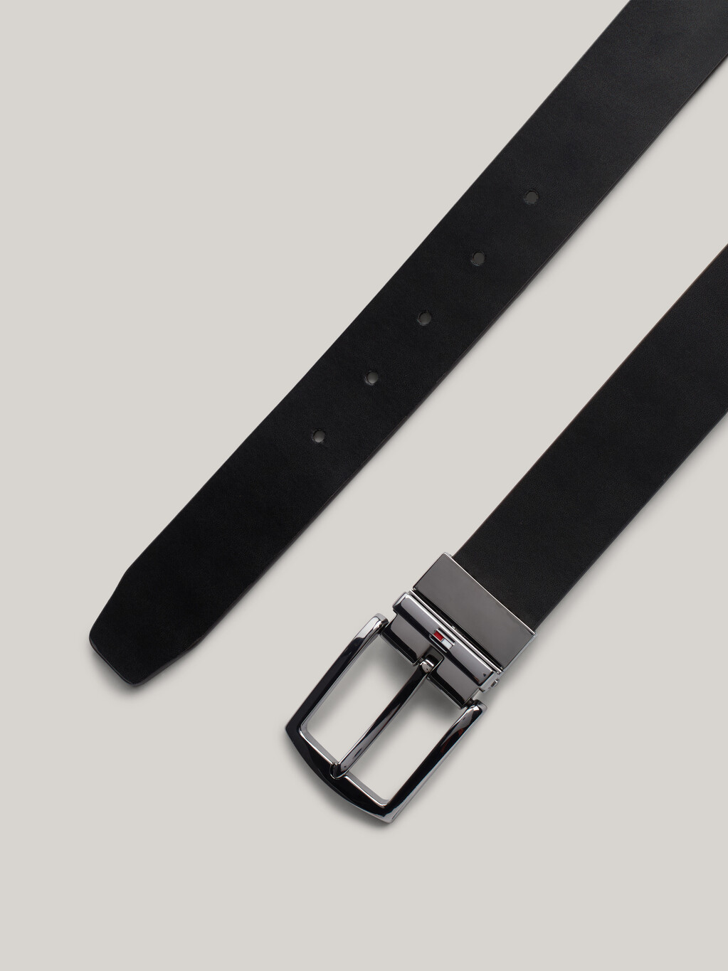 Denton Reversible Square Buckle Leather Belt, Testi Di Moro / Black, hi-res