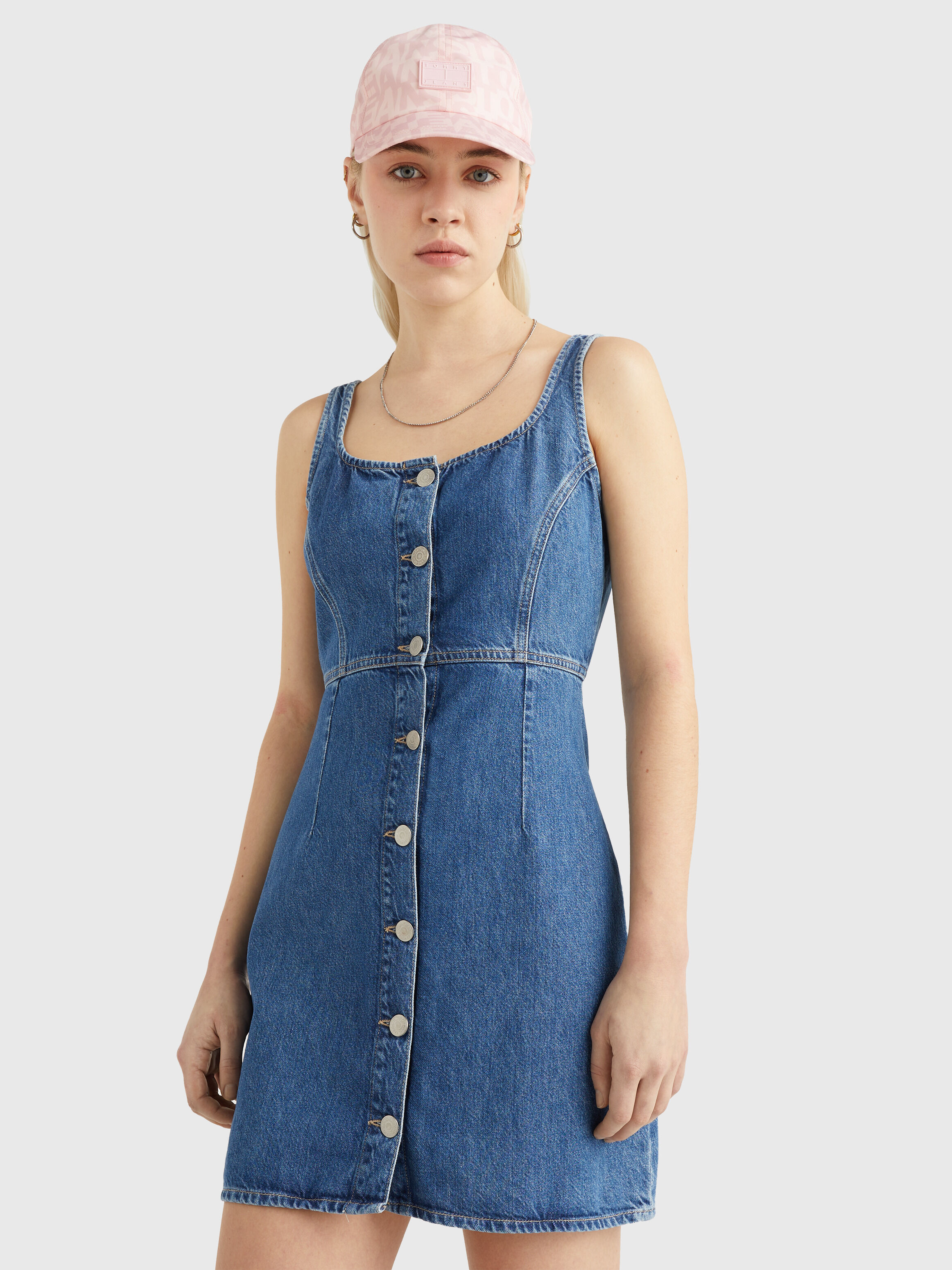 Curve denim dress 2025