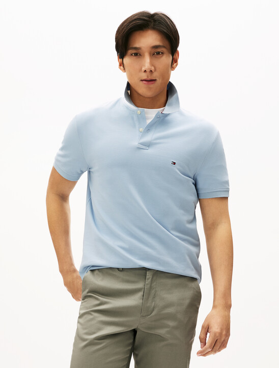 Color Block Undercollar Polo