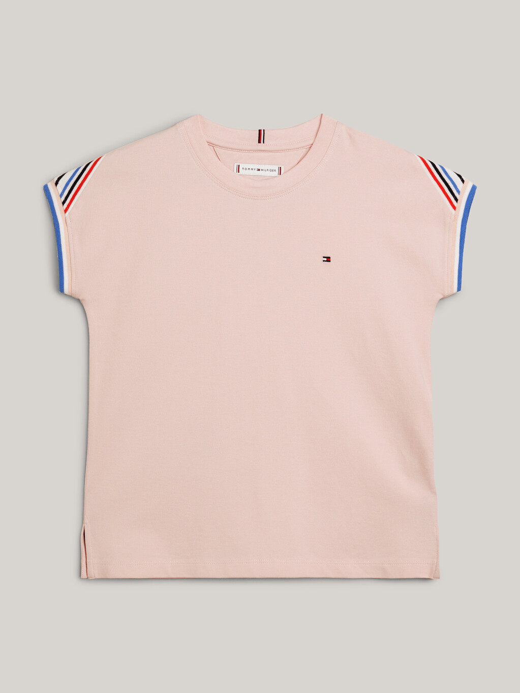 尖袖休閒版型 T 恤, Whimsy Pink, hi-res