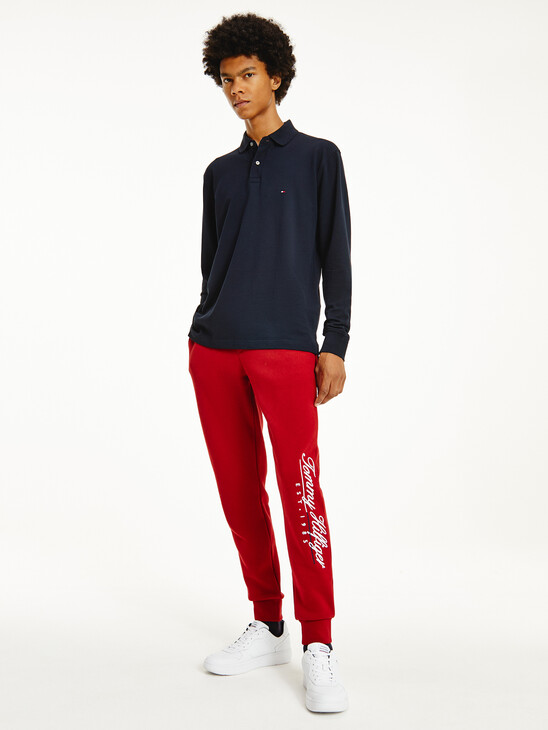 1985 TH Flex Regular Fit Long Sleeve Polo 1985 TH Flex Regular Fit Long Sleeve Polo