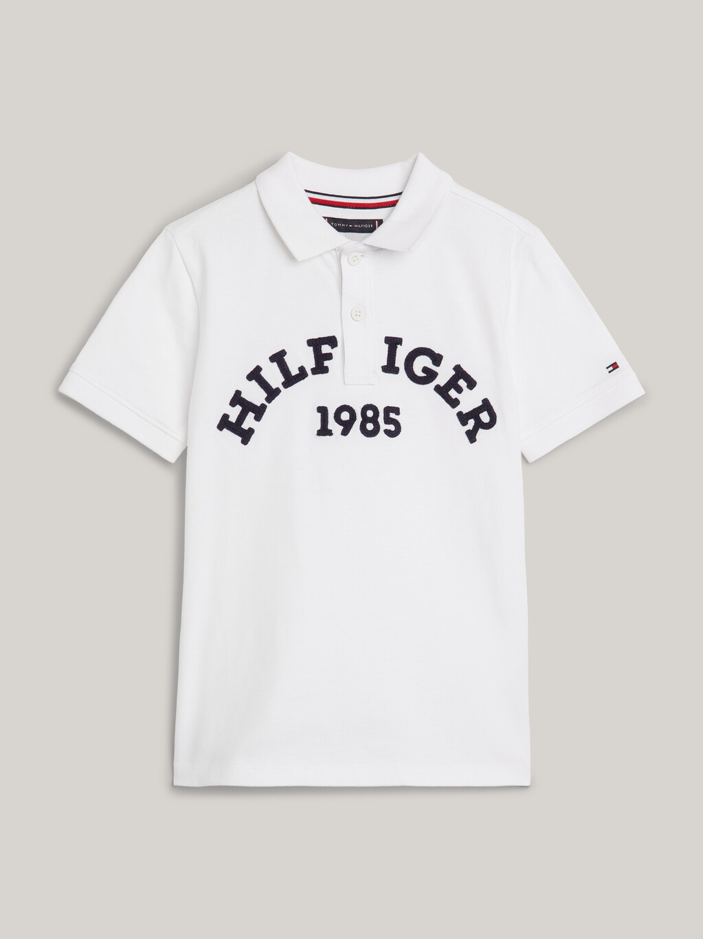 Boys Monotype 1985 Polo, White, hi-res