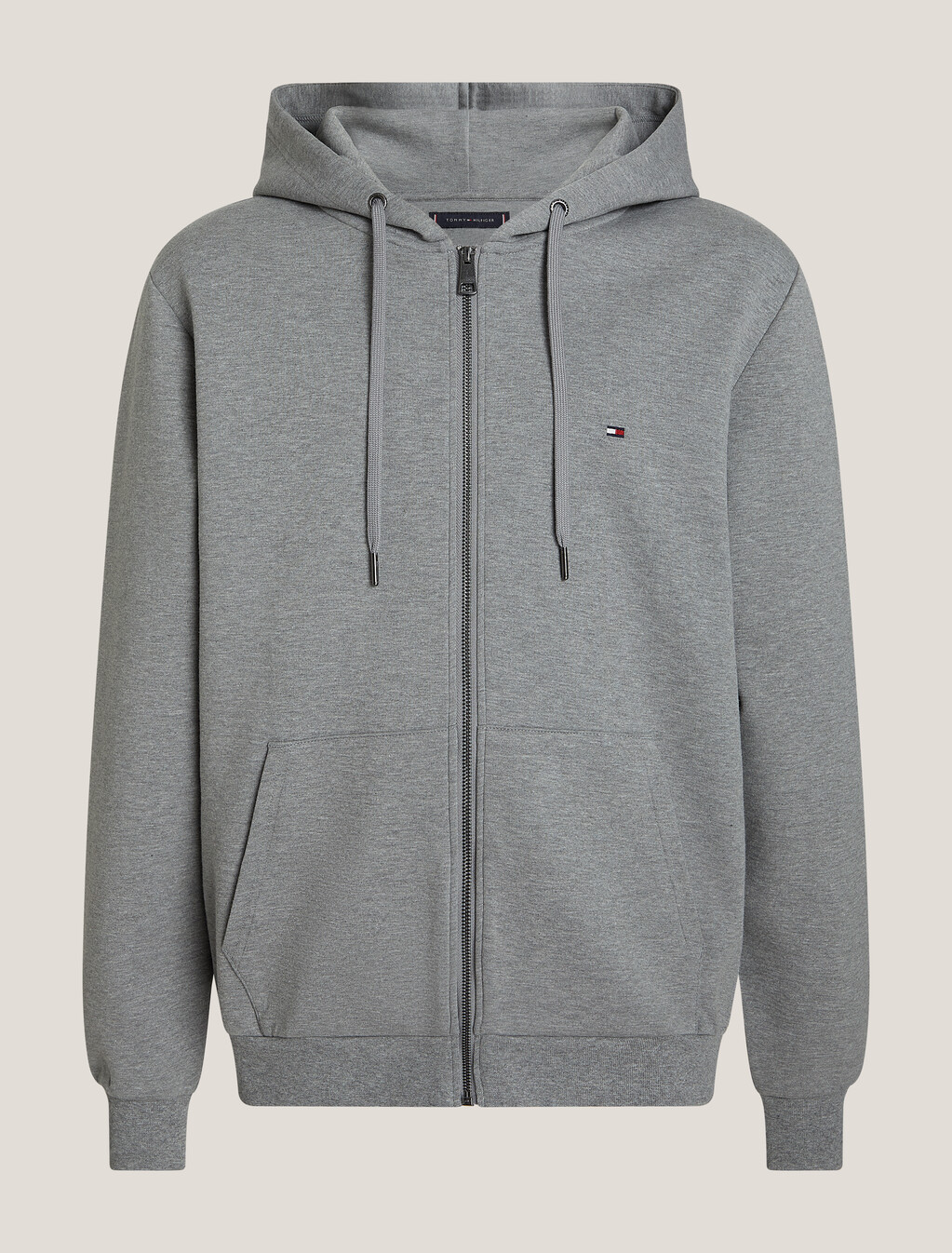 Zip Through Jacket, Medium Grey Heather, hi-res