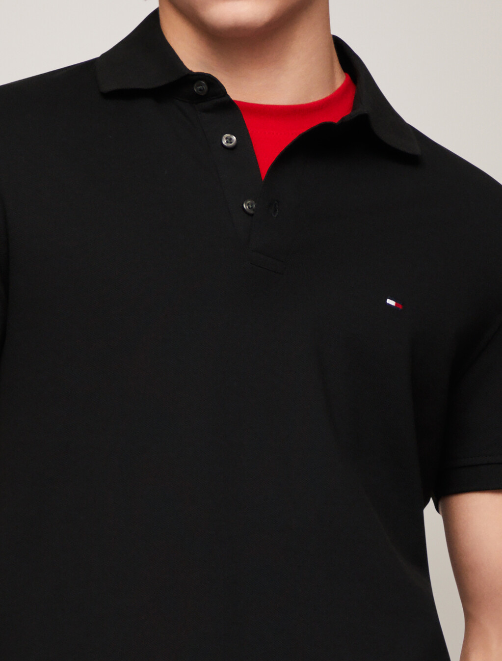 1985 Collection Slim Fit Polo, Black, hi-res
