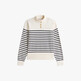 Placed Thin Navy Stp Sweaters