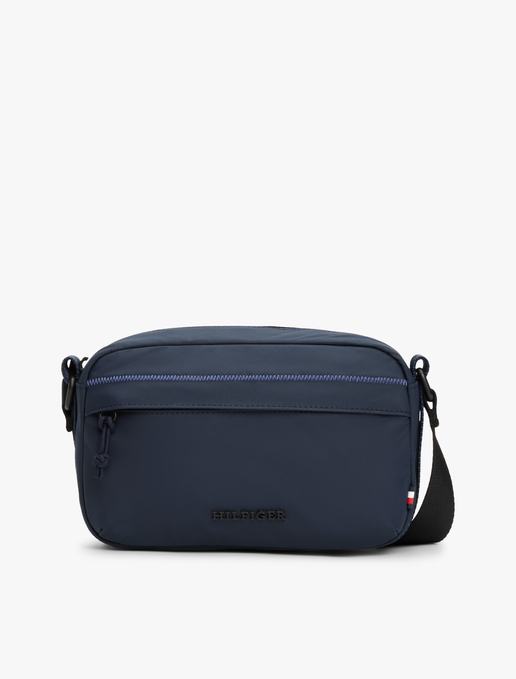 Textured Logo Reporter Bag, Space Blue, hi-res