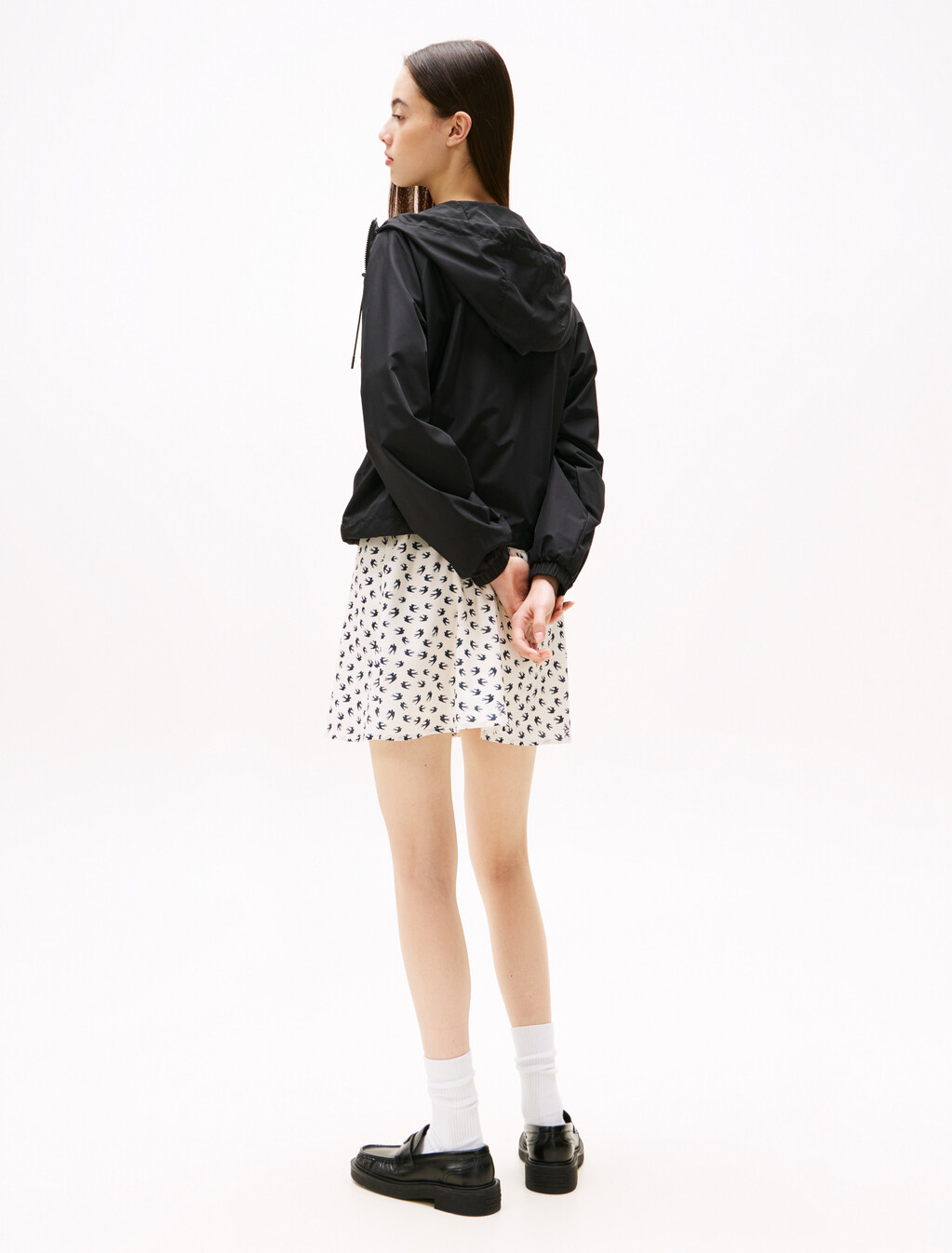 Tommy Badge Windbreaker, Black, hi-res