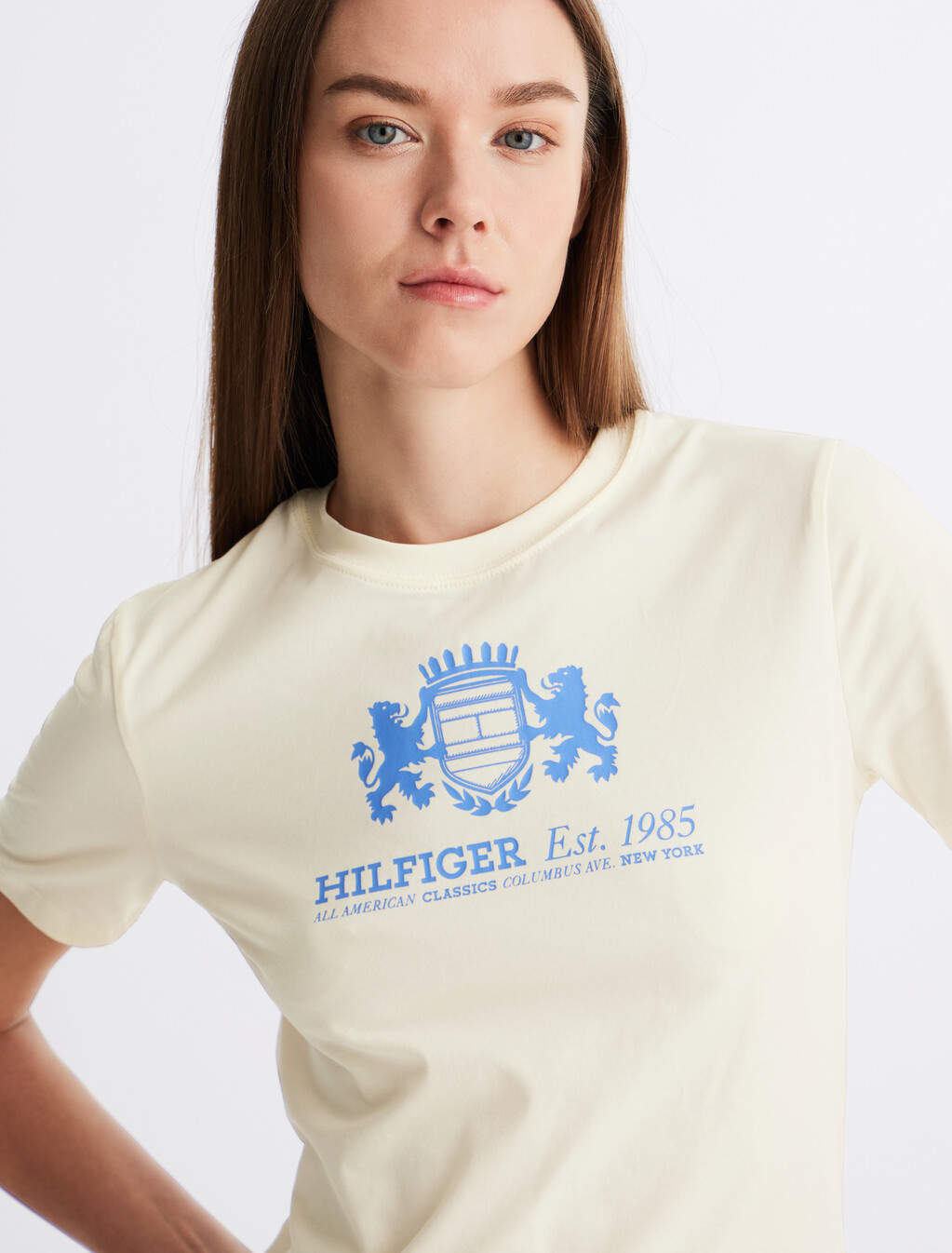 Varsity Slim T-Shirt, Calico, hi-res