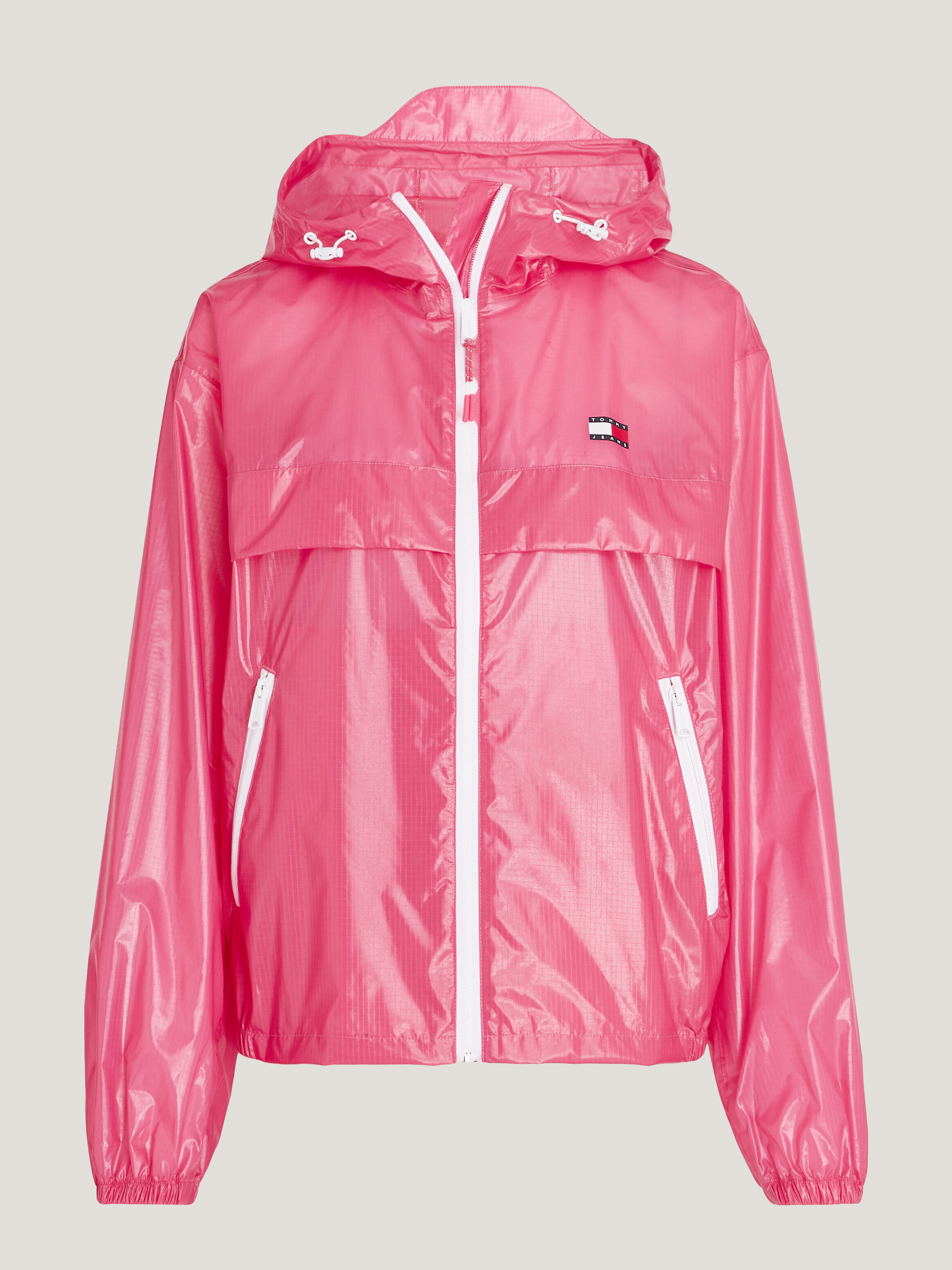 Packable Glossy Chicago Windbreaker pink Tommy Hilfiger