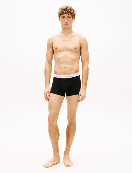 3-Pack Logo Waistband Trunks