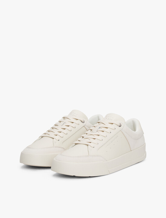 Debossed Logo Court Trainers