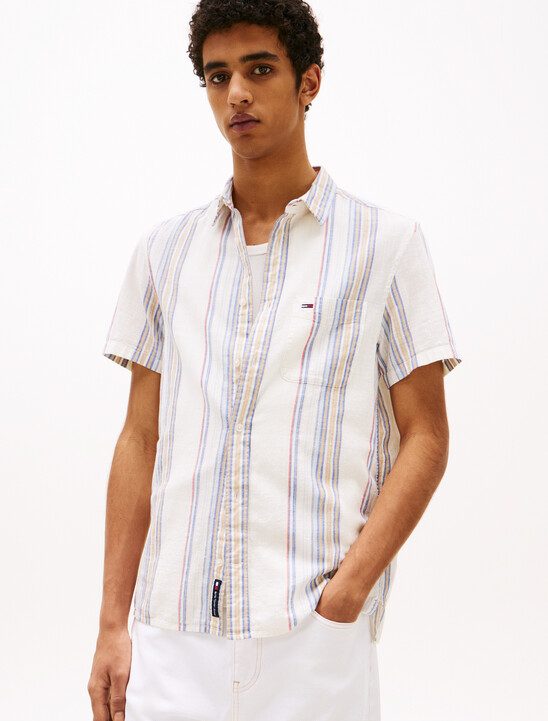 Regular Fit Textured Short Sleeve Shirt