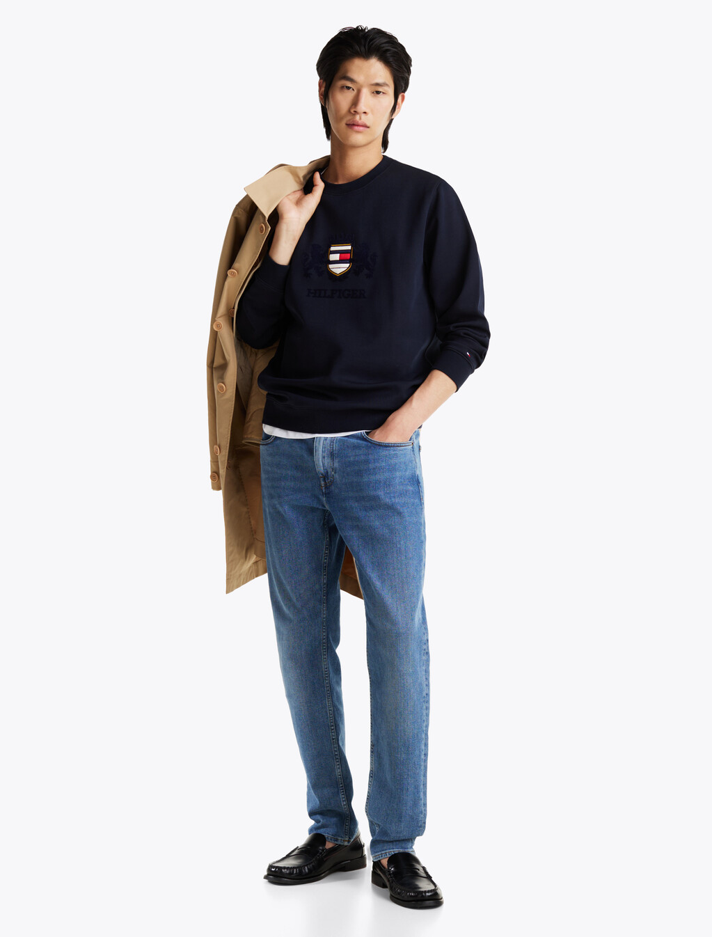 Logo Crew Neck Sweatshirt, Desert Sky, hi-res