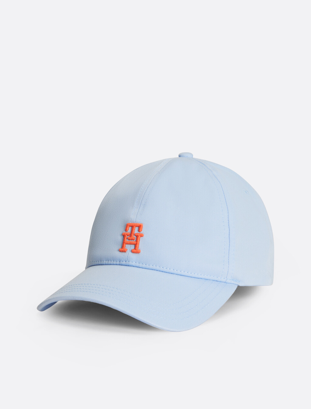 對比色 TH Monogram 棒球帽, Sweet Blue, hi-res