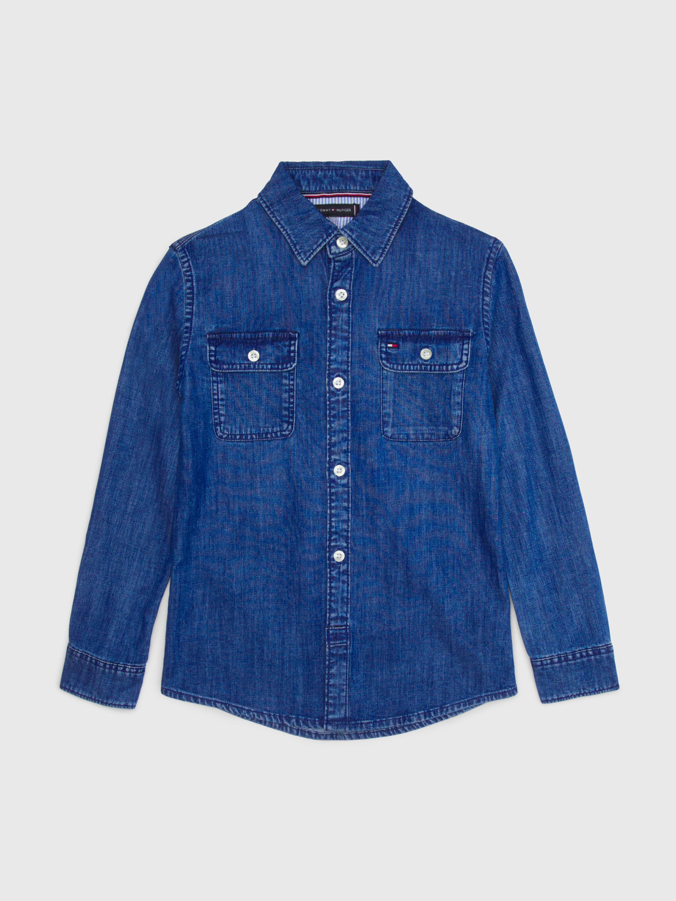 Tommy hilfiger jean shirt discount