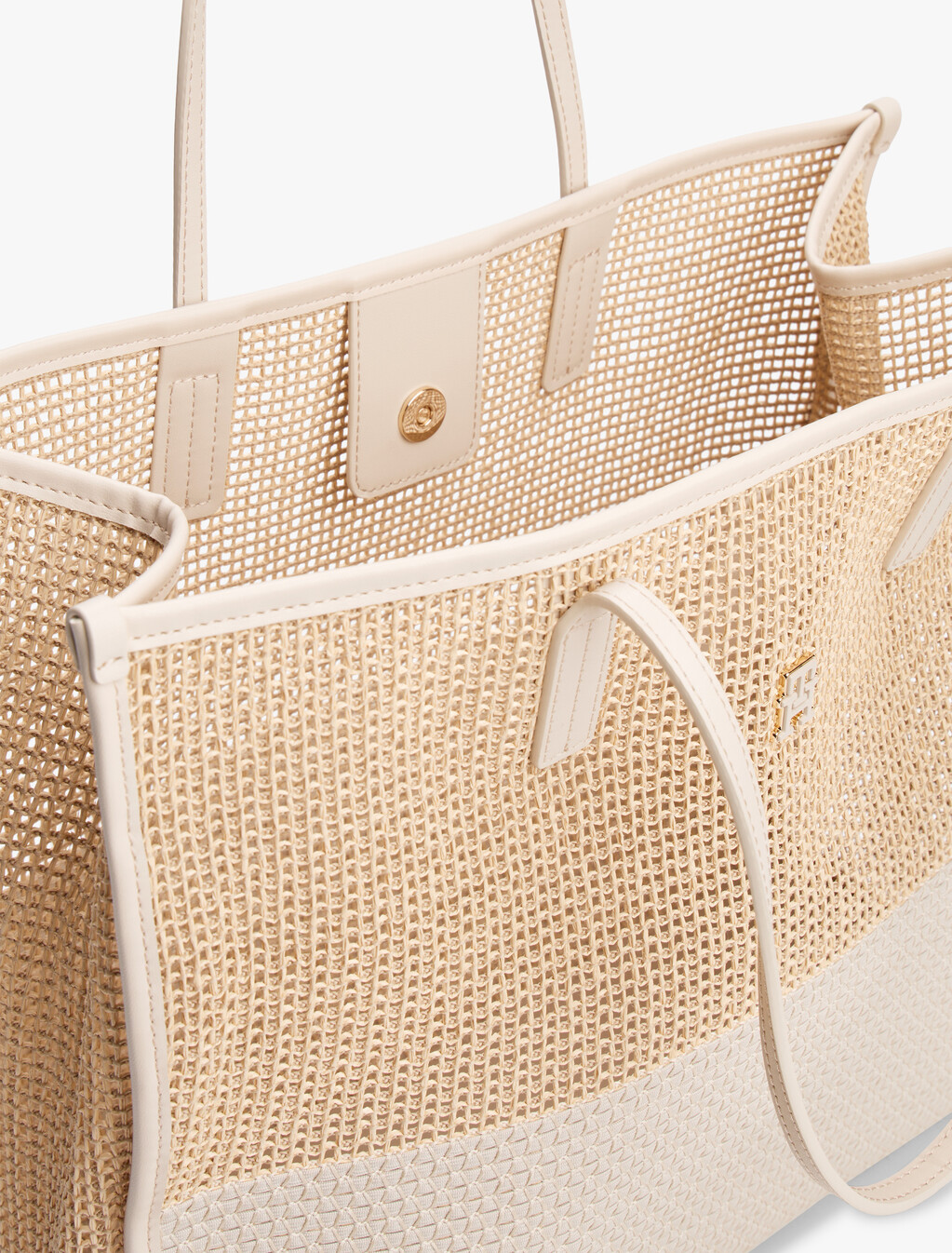 City Woven Summer Tote, Classic Beige, hi-res
