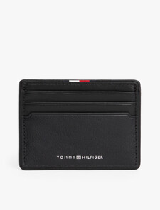 Corporate Leather Credit Card Holder, Black, hi-res