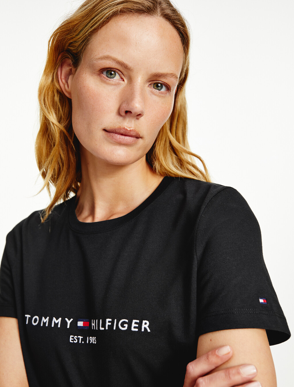 Organic Cotton Logo T-Shirt, Black, hi-res