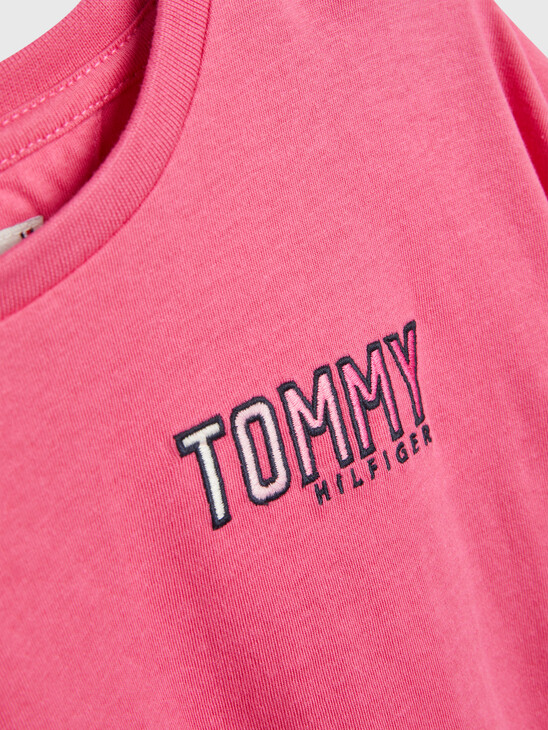 女童 Tommy Hilfiger 刺繡 T 恤
