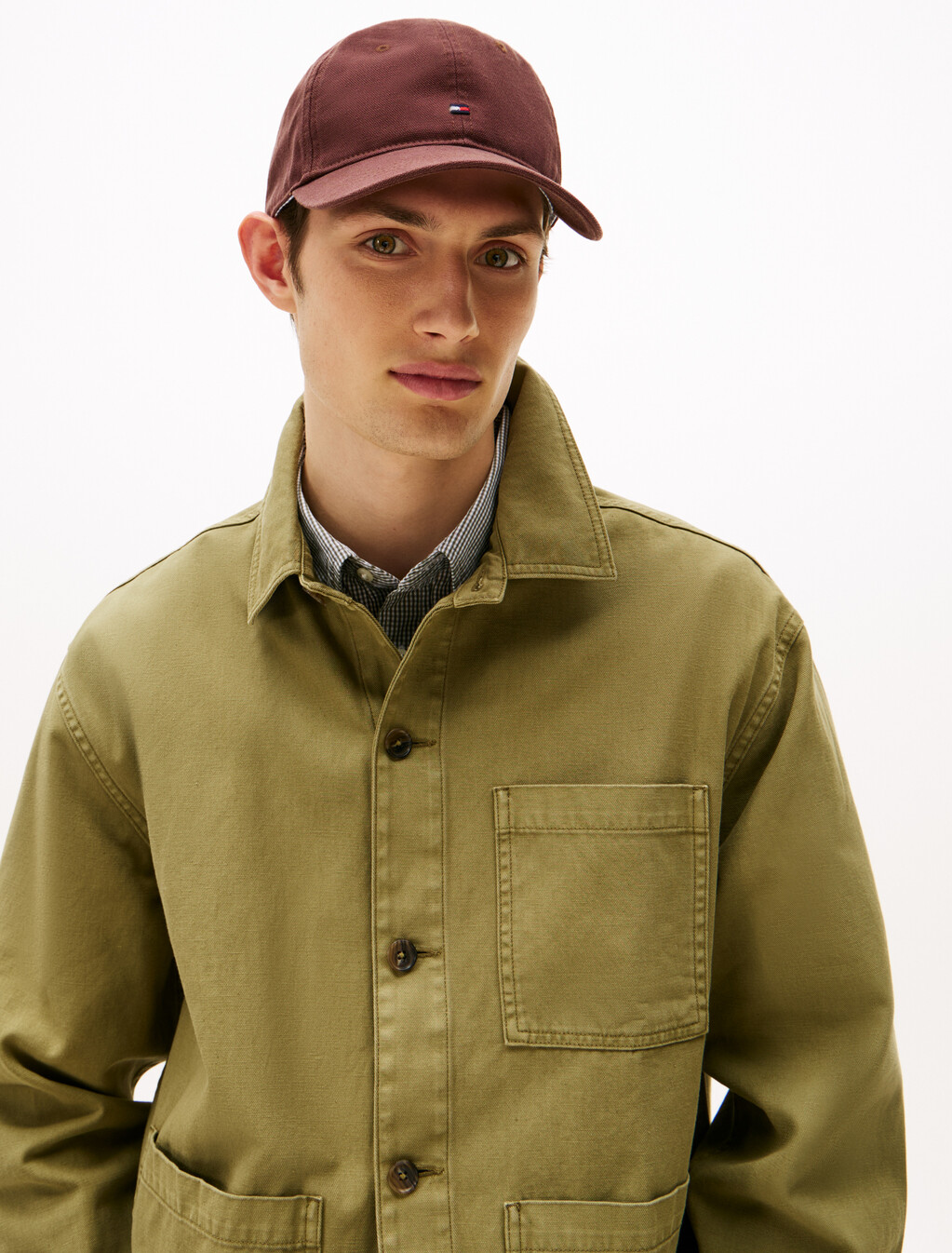 Tommy Flag Soft Baseball Cap, Rich Walnut, hi-res