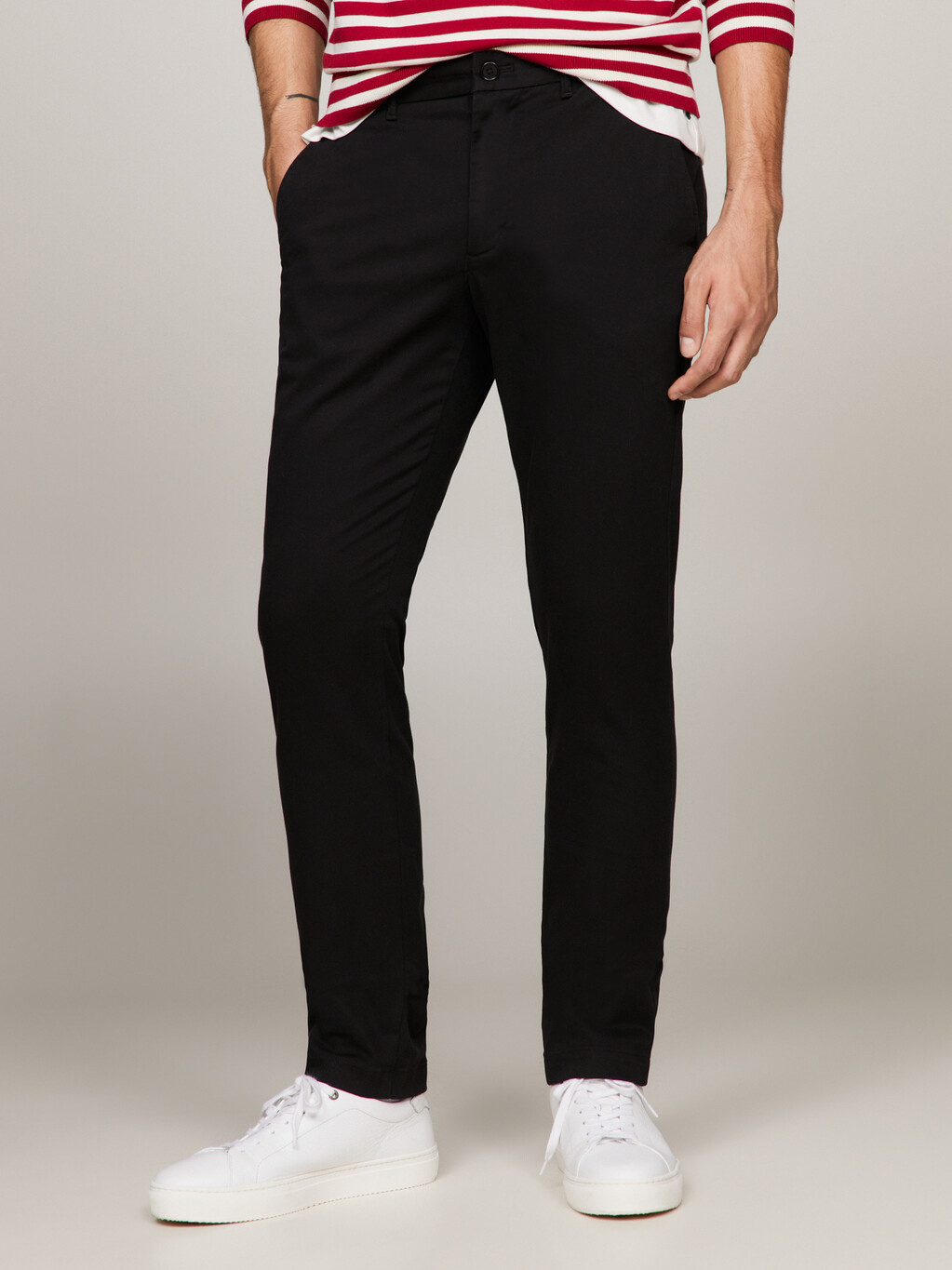 1985 Collection Bleecker Slim Fit Chinos, Black, hi-res