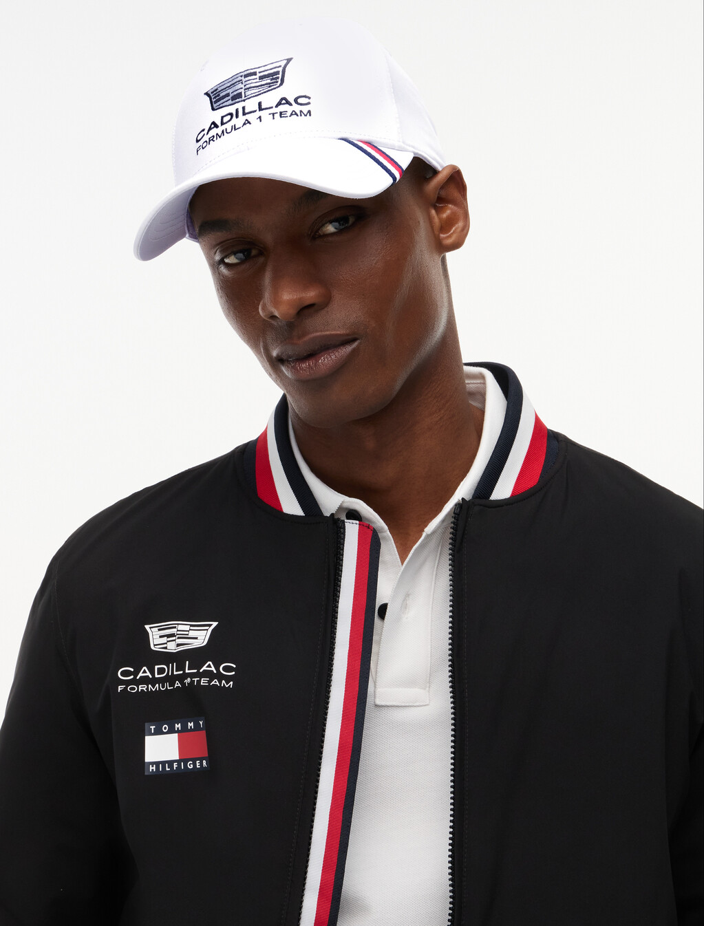 TH x Cadillac Formula 1&reg; 車隊復刻版棒球帽, White, hi-res