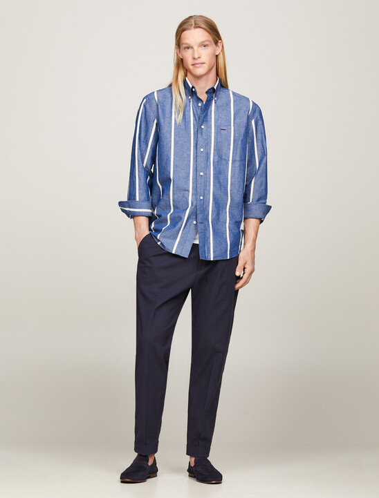 Vertical Stripe Regular Shirt